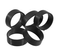 TEHAUX 5pcs Rubber Diving Fixing Ring 32mm Diameter for Stable Fixation on Diving Weight Belt and Outdoor Backpack Harness High Reliability Scuba Backplate Accessory for Underwater Use