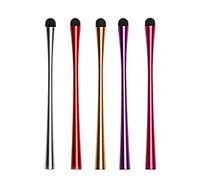 TEHAUX 5pcs Slim Waistline Stylus Pens for Touchscreen Devices, Silicone Material Stylus Pen for Phones and Tablets, High Sensitivity and Precision Fine Tip for Note-taking and Document Random Color