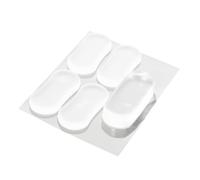 TEHAUX 5pcs Transparent Silicone Toilet Seat Bumper Pads Soft Cushion Buffer for Bidet Attachment Slip Noise Reducing Toilet Seat Protectors Replacement