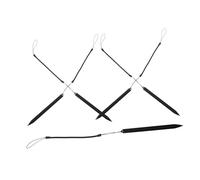 TEHAUX 5sets Handwriting Tablet Lcd Writing Surface Portable Plastic Drawing Board for Boys and Girls Spring Rope Holder for Home and Classroom Use