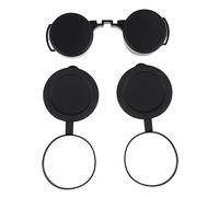 TEHAUX 6 PCS Rubber Objective Lens Caps for Binoculars and Monoculars Durable Protective Covers for Eyepiece and Objective Lens Replacement