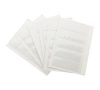 TEHAUX 6 Sheets PVC Self Adhesive Label Holders Shelf Signs with Easy Visibility and Tear Resistant Material for Office and Warehouse Organization
