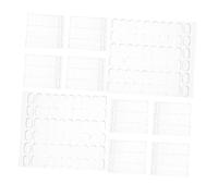 TEHAUX 600pcs Transparent Double-sided Sticky Tabs with Strong Adhesive Heavy-duty Putty Sticky Tack Dots for Home Office Museum Use Invisible Clear Mounting Glue Points for Posters and