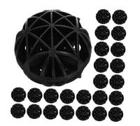 TEHAUX 60pcs Aquarium Bio Balls Filter Media Biological Filtration Sphere for Fish Tank and Water Purifier Reusable Porous Filter Media for Enhanced Water Quality and Ecosystem Support