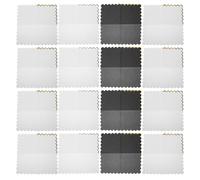 TEHAUX 60pcs Black and White Metallic Party Paper Napkins 25x25cm Disposable Dinner Serviettes Gold and Silver Foil Edge for Birthday Wedding Tea Party