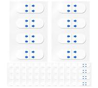 TEHAUX 60pcs Face Lifting Patches for Chin and Cheeks, Breathable Tape with Skin Firming Effect, Portable Size Invisible Tape for Daily Life Use, Face Tightening and Wrinkle Reduction