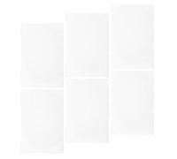 TEHAUX 6pcs 30x20cm Plastic Canvas Sheets for Cross Stitch Embroidery, Hand Stitch Plastic Mesh Pad for Needlework DIY Craft Projects, White Mesh Canvas for Arts Sewing