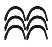 TEHAUX 6pcs American Style Black Plastic Pool Table Hole Liner Replacement