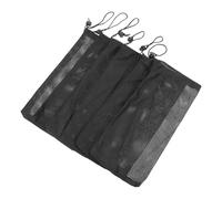 TEHAUX 6pcs Black Polyester Aquarium Filter Bags for Fish Tank and Biosphere Use with Wear and Break Resistance and Good Water Permeability
