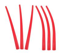 TEHAUX 6pcs Caulk Nozzle Extension Set with Plastic Long Tubes, Universal Compatibility, Straight and Curved Tips for Door Caulking and Repair Tasks