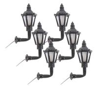 TEHAUX 6pcs European Style DIY Wall Lamp Model 3v for Garden Decoration