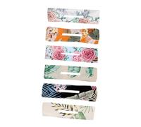 TEHAUX 6pcs Lazy Hair Curler Set Butterfly Bow Rotating Hair Donut Maker Multi-Size Flower Design for Women and