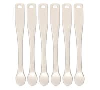 TEHAUX 6pcs Makeup Spoons Tool Beauty Cream Spoons Zinc Alloy Sampling Beauty Products Even Application Daily Skin Care Cosmetic Bag