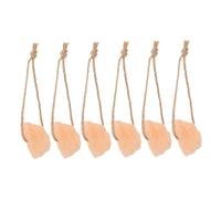 TEHAUX 6pcs Natural Pink Salt Lick Blocks Each Organic Mineral Source for Horses Cattle Deer Livestock Immune Support Healthy Development