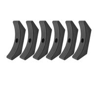 TEHAUX 6pcs Plastic Dumbbell Stand Rack for Home Gym with Strong Bearing Capacity and Lightweight Design, Dumbbell Storage Solution for Living Room or Balcony