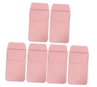 TEHAUX 6pcs Pu Pen Storage Bag Portable Pocket Protector for Medical Professionals Multi-Functional Organizer Pouch Lotus for Convenient Pen Arrangement and