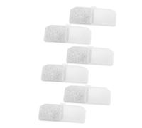TEHAUX 6Pcs Replacement Filters for Cat Water Dispenser Pet Fountain Activated Carbon Filter Pads for Drinking Water Removes Hair Dust Suitable for Home and Pet Stores
