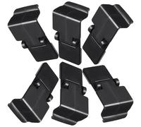TEHAUX 6pcs Reptile Tank Latch for Feeding Terrarium Turtle Living Box Buckle Escape Prevention Smooth Surface Easy Installation Lock Compatible with Nomo