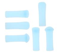 TEHAUX 6pcs Silicone Earwax Removal Spoon Set with Visible Soft Tips, Professional Earwax Cleaner Accessories for Safe Ear Care and Precise Ear Wax Extraction