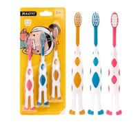 TEHAUX 6Pcs Soft Bristle Toothbrush Set for 2-5 Years, Cartoon Handle Manual Toothbrushes for Boys and, Pediatric Oral Care Accessories
