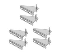 TEHAUX 6pcs Stainless Steel Freezer Hinge Replacement Triangle Door Hinge Kit for Refrigerator Accessories