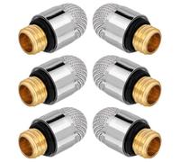 TEHAUX 6pcs Stylus Pen Tips Mesh Fiber Conductive Nibs Replacement Reliable Longevity Extended Usability for Touch Screen Devices Writing Navigating Silver