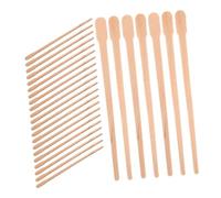 TEHAUX 800pcs Wooden Wax Sticks for Hair Removal, Nose and Face Waxing Applicators, 88mm Flat Oval Hard Wax Applicator Sticks for Women’s Body Spa and Home Use