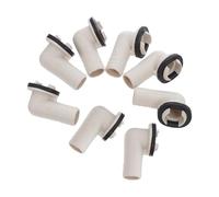 TEHAUX 8pcs Air Conditioner Drain Nozzle Extension Ac Drain Pipe Adapter Portable Ac Hose Connector Leakproof Seal for Mini-split and Window Units Integrated Connector