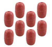 TEHAUX 8pcs Fishing Net Rope Float Buoy Red Pvc Lightweight Hydrodynamic Marker Buoy for Ropes, Kayak Anchors, Freshwater Deep Sea Trawl Net Operations
