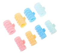 TEHAUX 8pcs Hair Rollers Bangs Roller Heatless Curlers for Voluminous Look Hair Curlers Plastic Styling Tools for Women