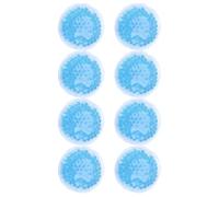 TEHAUX 8pcs Hot Cold Compress Ice Pack Reusable Hot Cold Pack PVC Gel Relief for Sports Injuries and Management Sky-Blue Therapy