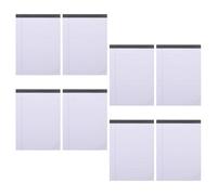 TEHAUX 8PCS Legal Pads Wide Ruled Notebooks with Each Tearable Lined Paper Pads for Lawyers Paralegals and Professionals Portable for School College Office Use