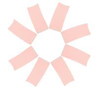 TEHAUX 8pcs Pink Nail Art Sponge Set for Gradient and French Manicure, Multi-use Water-absorbent Sponge Tools for Nail Art Design and Makeup Application