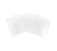 TEHAUX 8Pcs Plastic Alphabet Stencils for Painting Reusable Letter Templates Wall Art DIY Craft Supplies with Smooth Design