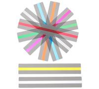 TEHAUX 8pcs Reading Tracking Strip for Books Pet Material Assorted Color User-Friendly Highlight Reading Strip Improves Comprehension Supply for Adults and Teens