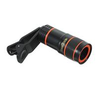 TEHAUX 8x Telephoto Mobile Phone Camera Lens with Large Depth of Field, Abs Material, Easy Mounting on Almost Mobile Phone for Observing Animal Lovers and Concerts
