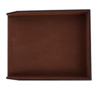 TEHAUX A4 Paper Storage Tray Desk Organiser with Single-layer Pu Construction, Modern Design for Desktop File Organisation and Document Storage in Office, School or Home