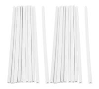 TEHAUX A4 Slide Grip Bars 20Pcs Documents Binding Bar White Triangle Style for School and Office Report Filing