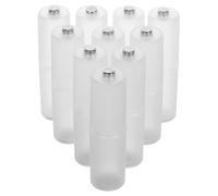 TEHAUX Aaa to Aa Battery Adapter Converter 10pcs Versatile Accessory Lightweight Pp Material Battery Holders for Small for Household Electronics