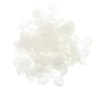 TEHAUX Acrylic Candy-Colored Petals for Friends White 300Pcs Lifelike DIY Jewelry Pendant Crafts