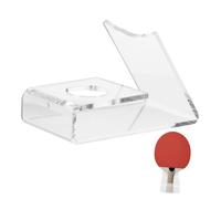 TEHAUX Acrylic Ping Pong Paddle Stand Desktop Display Rack