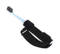 TEHAUX Adaptive Toothbrush Universal Hand Strap Holder for Disabled and Elderly Patients, Hand Cuff Brushing Aid for Weak Grip, Assisted Teeth Brushing Tool for Random Color