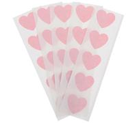 TEHAUX Adhesive Bandages Wounded Patches Waterproof and Breathable Heart-Shaped 25pcs Plasters Lightweight and Cute for Sensitive Skin, for Camping and Mountaineering