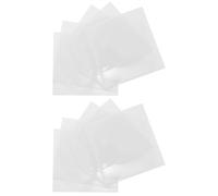 TEHAUX Adhesive Table Tennis Bat Protective Film 10Pcs Round Sheets for Paddle Safety Cover Indoor and Outdoor Use