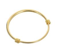 TEHAUX Adjustable Copper Push-Pull Bracelet for, Open Bangle Suitable for ’s Wrist and Ankle Jewelry
