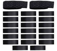 TEHAUX Adjustable Over-knee Boots Fixer Straps with Self-adhesive Anti-exposure Stickers Non-slip High Boot Belt Accessory for Women’s Outdoor 2 Straps + 40 Stickers