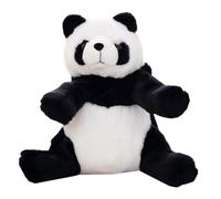 TEHAUX Adorable Storage Panda Large and Plush for Backpack Capacity Comfortable Plush Material Bag Cute Black and White Panda Design School Use