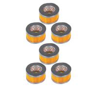 TEHAUX Air Compressor Intake Filter Replacement Elements to Reduce Particles and Noise 6pcs Air Pump Parts for Double Cylinder Machines