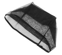 TEHAUX All-season Outdoor Air Conditioner Cover Black Mesh Protector with Straps Secure Fit Efficient Ventilation Compatibility for Central Ac Units