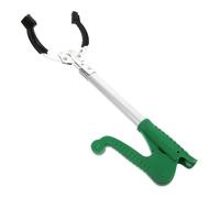 TEHAUX Aluminium Alloy Grabber Reacher Tool 40cm with High Strength Elastic Clamp and Widened Clamp for Indoor in Water Use, Heavy Duty Picker Grabber for Garbage and Cigarettes